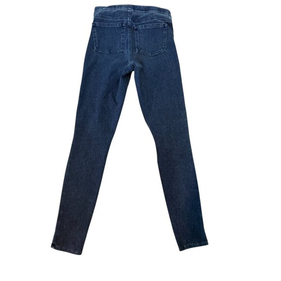 Spanx Jeans Womens  Pull On Stretch Skinny Ankle Blue Denim Size S - Picture 3 of 4